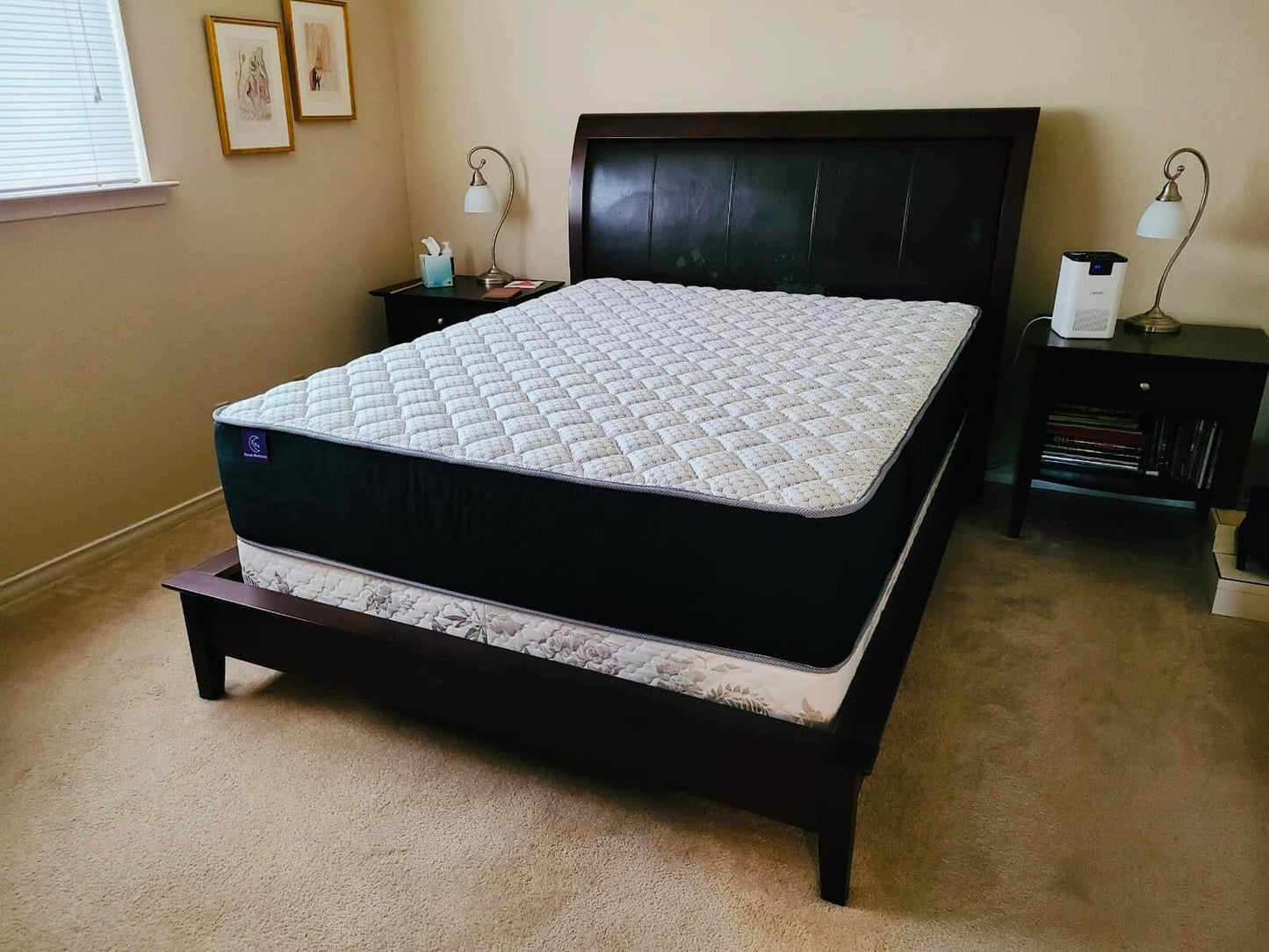 13" Premium Cushion-Firm Hybrid with Cooling Cover - Plus Sized Sleeper Approved!