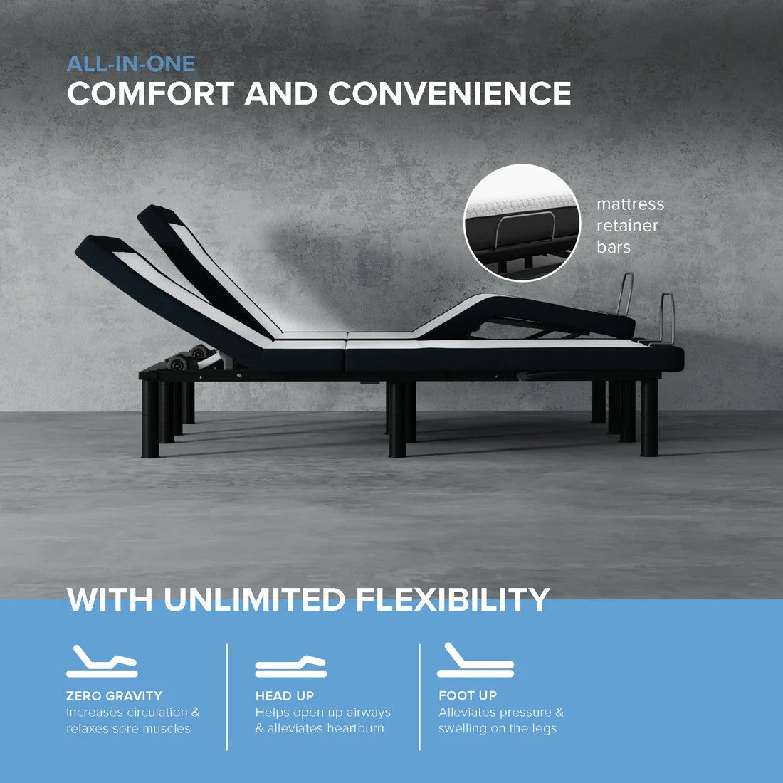 Zero Gravity Adjustable Base
