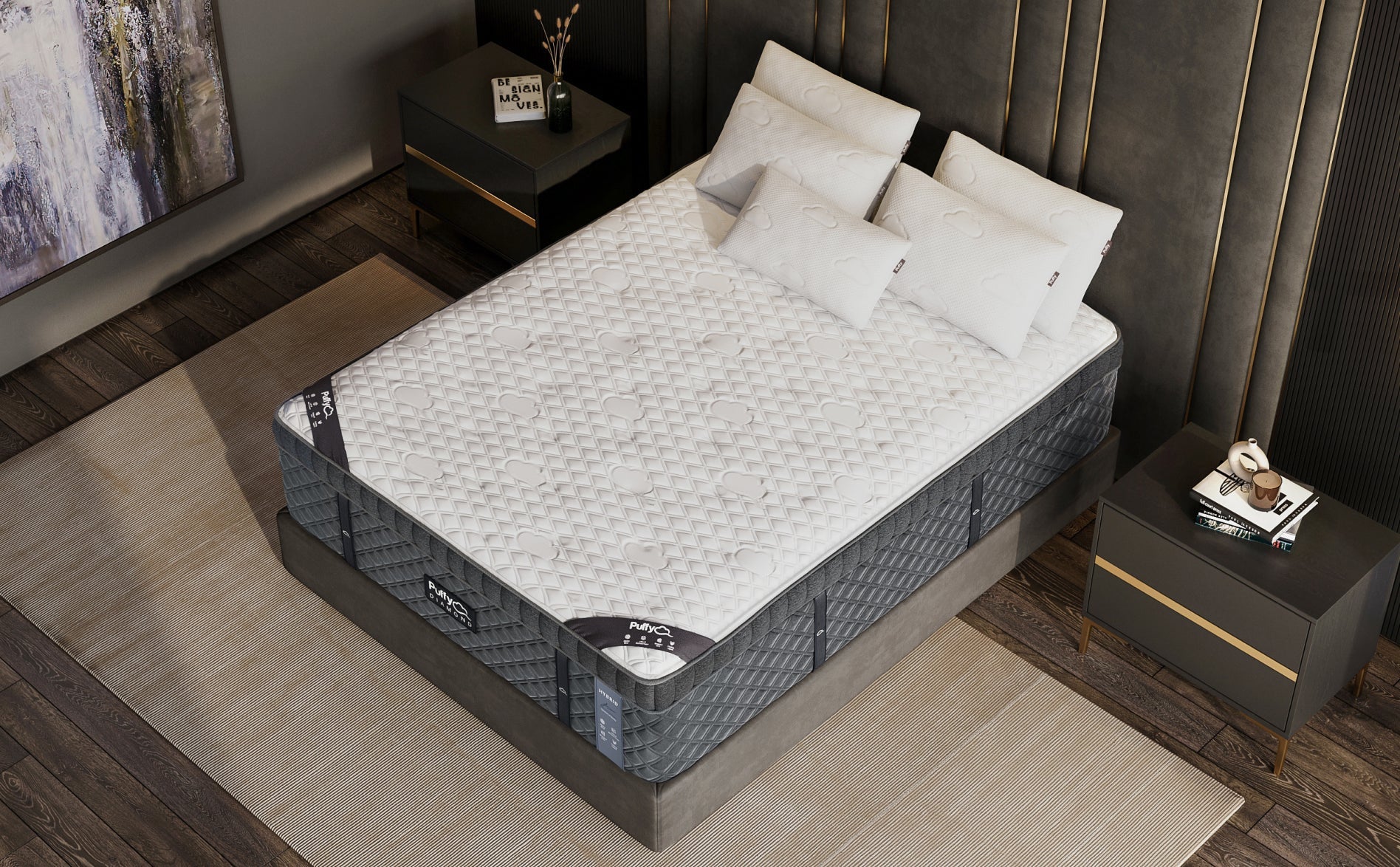 Puffy Diamond Mattress Hybrid